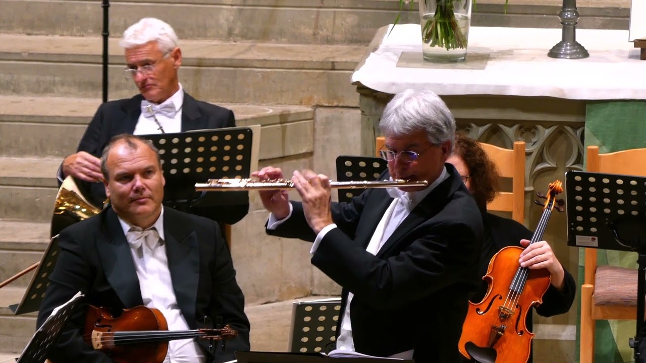 Johann Sebastian Bach: Sarabande from Suite I for solo cello | Johannes Hustedt - flute