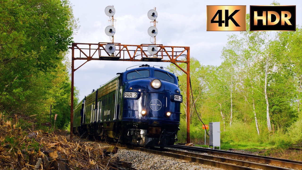 [4K HDR] Pan Am OCS, Freights & NHN in the Evening - 60 fps