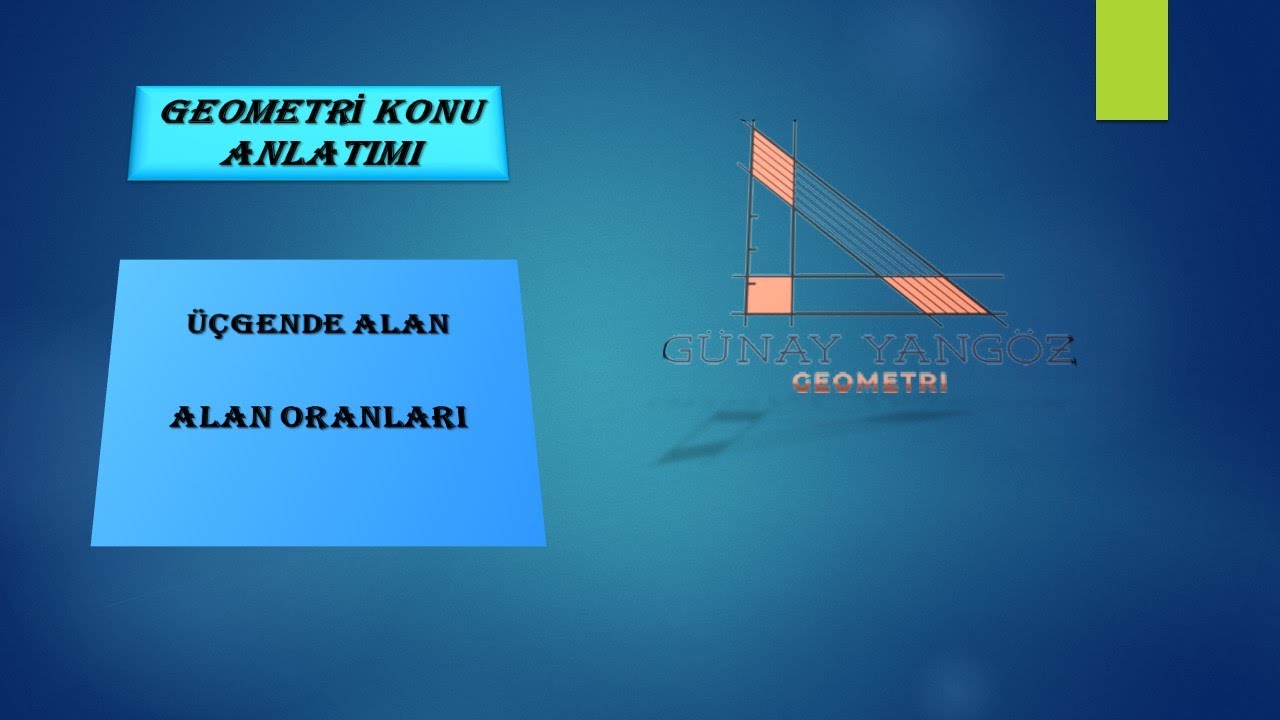 &uuml;&ccedil;gende alan- alan oranları