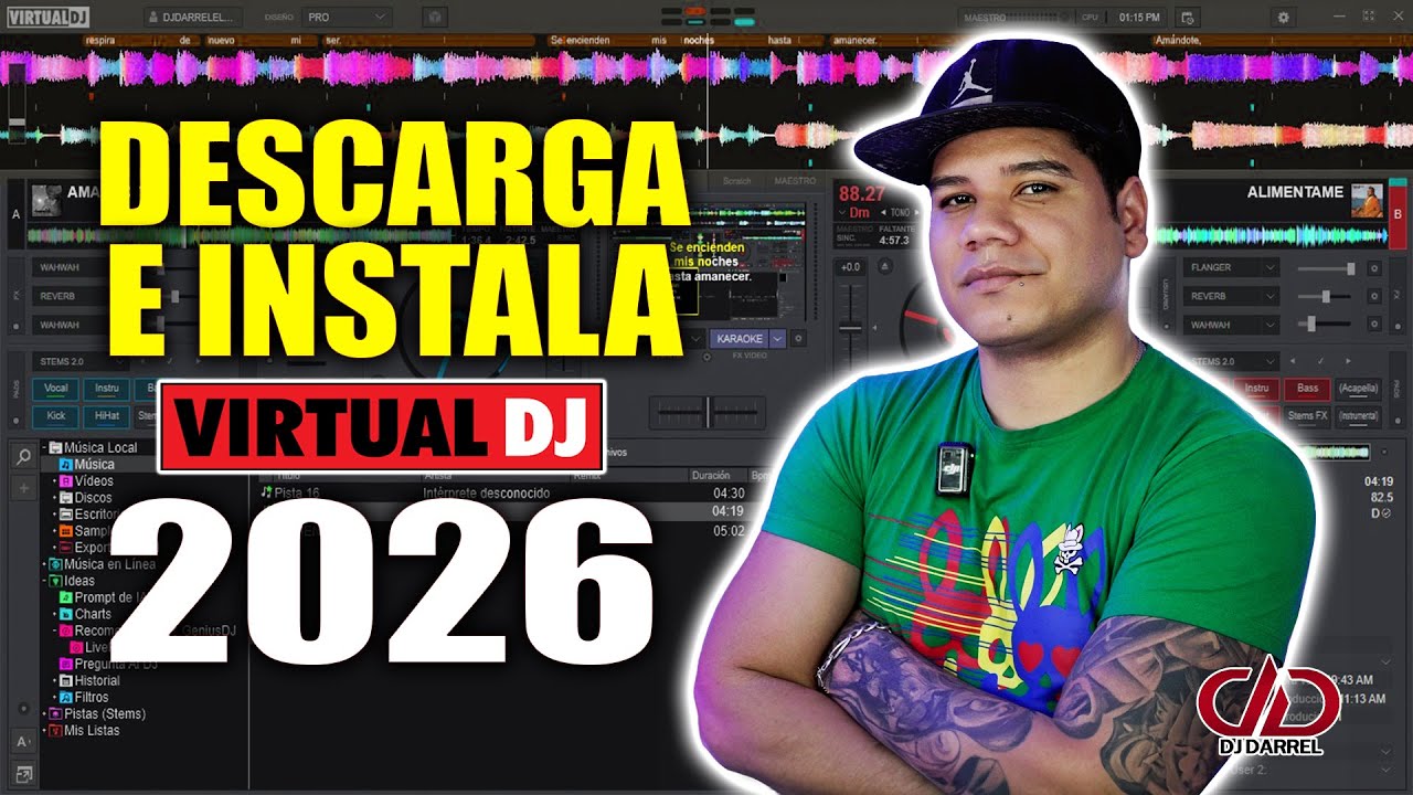 DESCARGAR E INSTALAR VIRTUAL DJ 2026 GRATIS ✅ COMO ACTUALIZAR VIRTUAL DJ 💥 @DjDarrel Elapoderado ✔