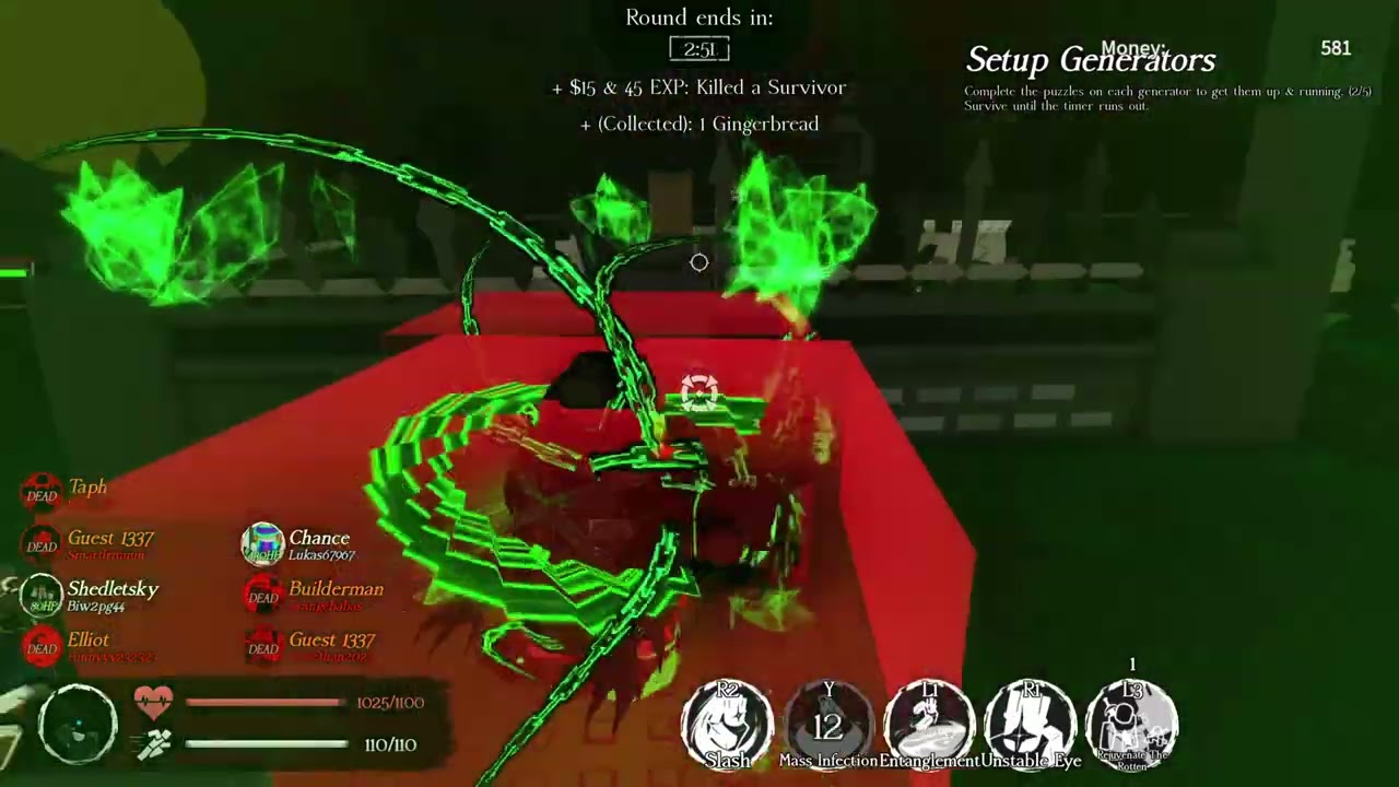 Gameplay of me as hacklord