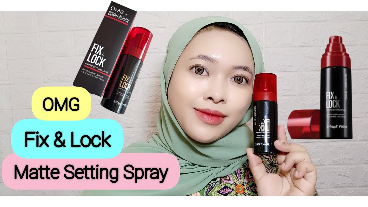 Review OMG Setting Spray - OMG Makeup - OMG Fix & Lock Matte Setting Spray | By Vapinka Makeup