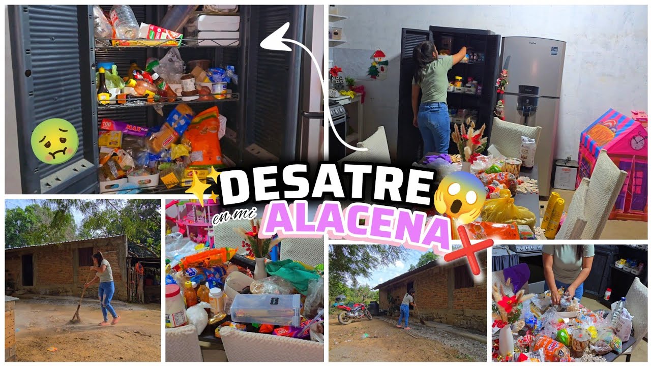 LIMPIANDO y ORGANIZANDO MI ALACENA ✅️ + LIMPIEZA en mi PATIO 🧹✨️ Vlogmas 9 🎄