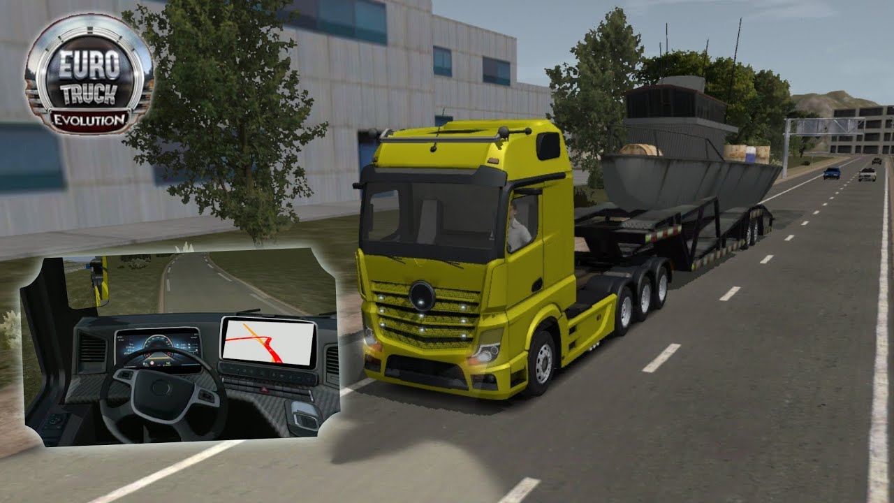 Euro Truck Driver/Euro Truck Evolution - Mercedes-Benz Actros 2020 Hi-tech & Yacht/Boat GamePlay