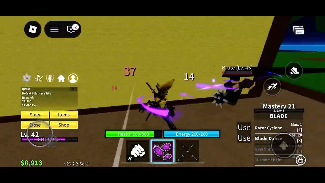 Blox fruit s gameplay part 2