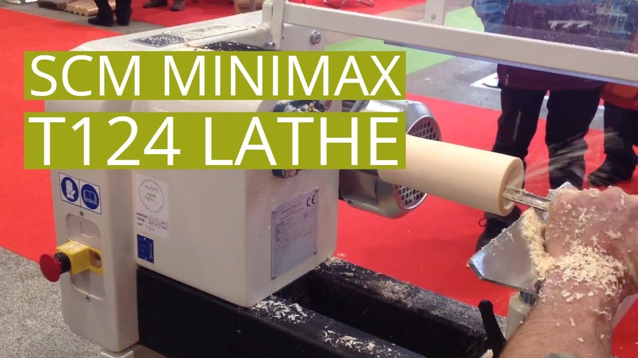 SCM Minimax Lathe T124 Woodworking Demonstration
