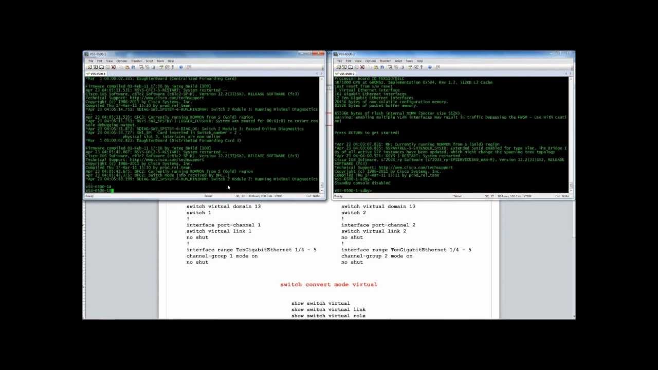 Configuring Cisco 6500 Virtual Switching System (VSS)
