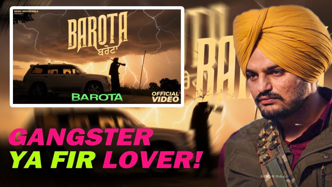 BAROTA - SIDHU MOOSE WALA REACTION | ADITYAVLOG RJ