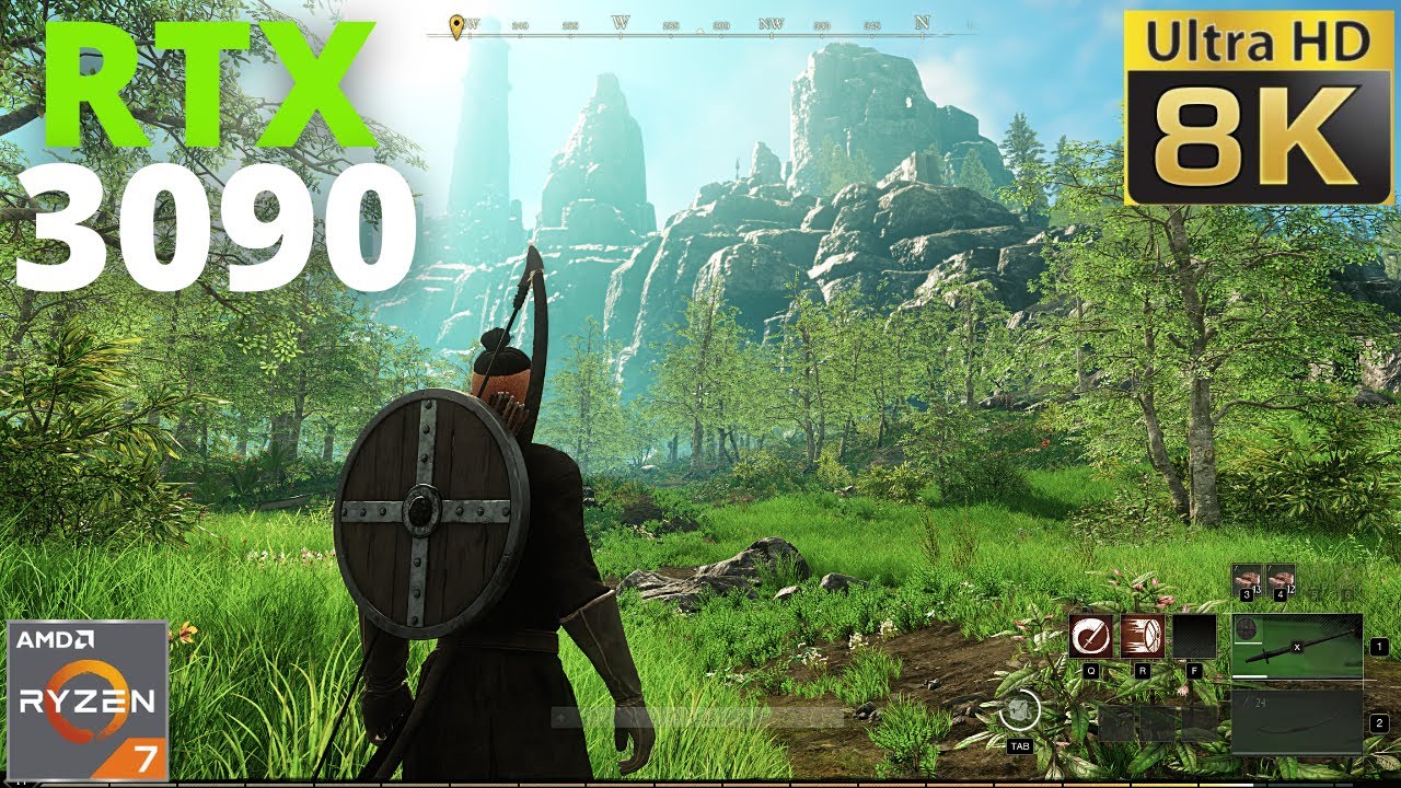New World: RTX 3090 + Ryzen 7 5800X | 8K | Ultra Settings