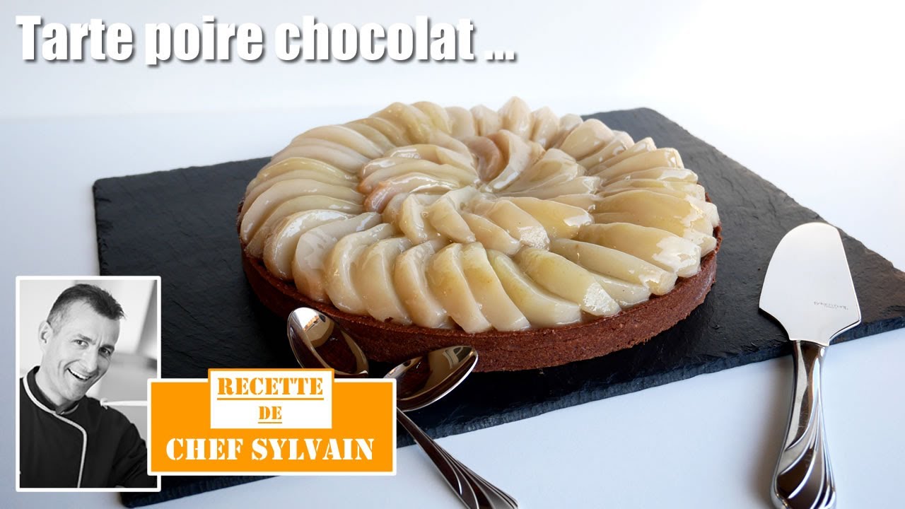 Tarte poire chocolat - Recette par Chef Sylvain !