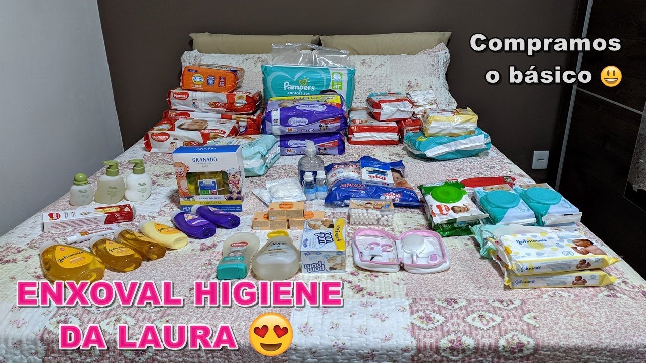 ENXOVAL DE HIGIENE DA BEBÊ - BÁSICO | Dai Sinis