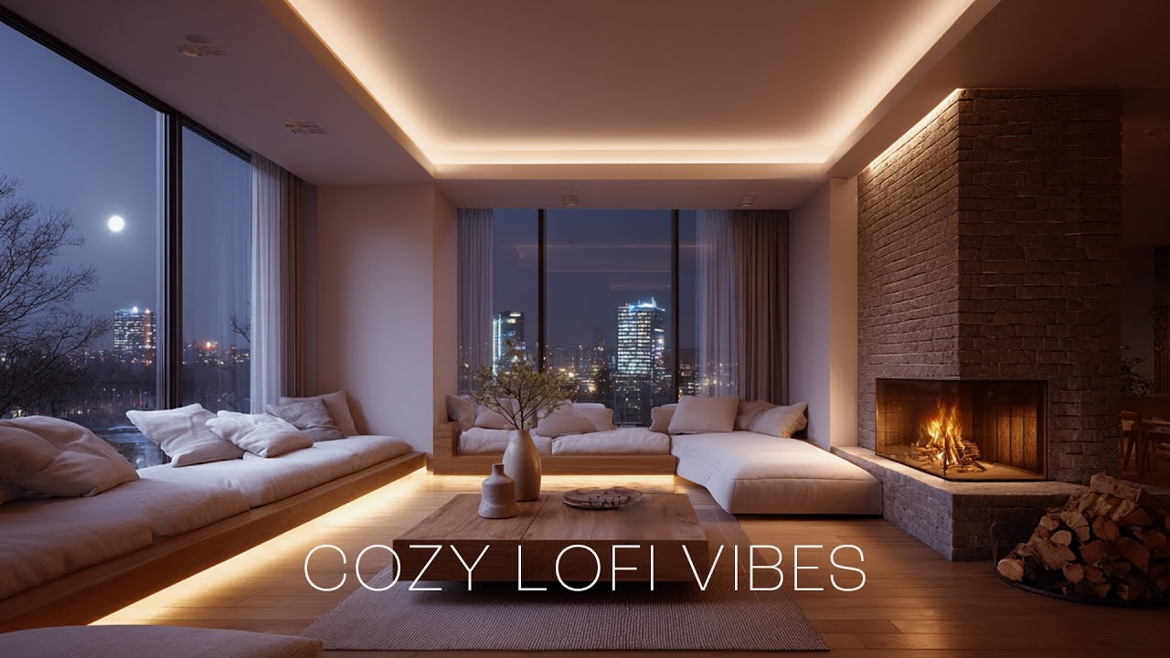Winter nights still linger LoFi 🌕️ | Cozy Music for Study, Focus & Reading