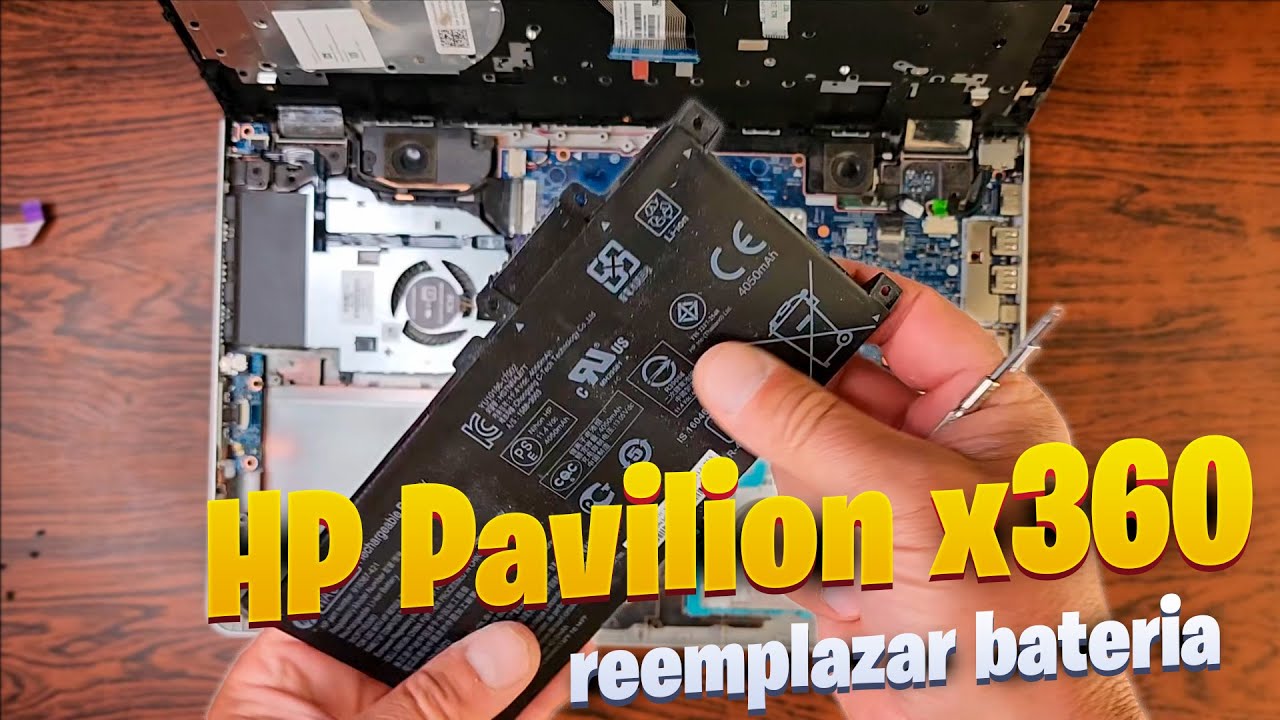 Как заменить аккумулятор на HP Pavilion x360