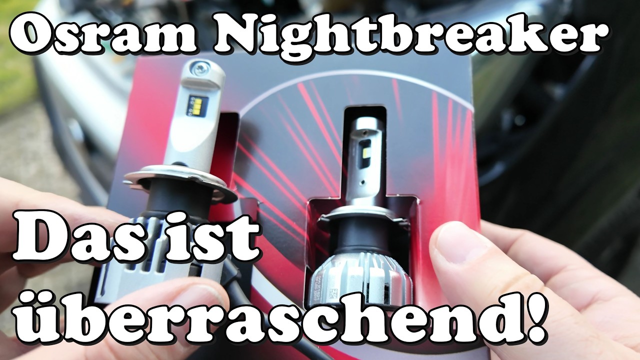 So nicht erwartet: Osram Nightbreaker - Montage und Vergleich LED zu Halogen H7