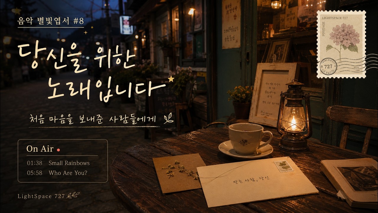 당신을 위한 노래입니다 💌 | 나의 첫 구독자 ‴별씨‴ 1호, 2호님께 띄우는 특별한 음악엽서 (feat. 반가운 3호님)