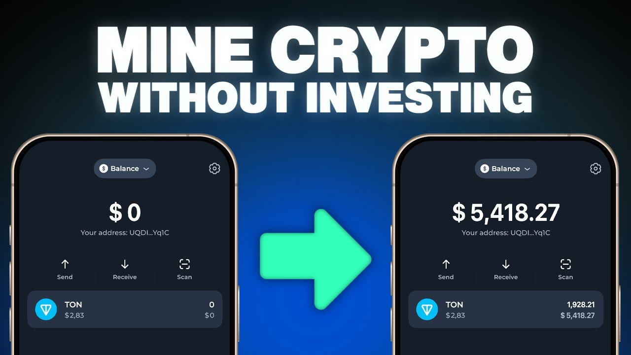 TON Mining Without a PC &mdash; Start in 2 Minutes!