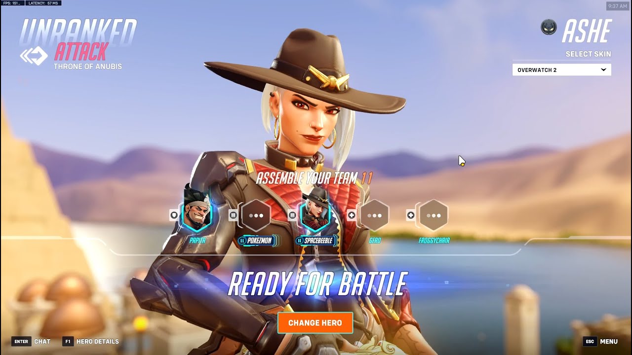 Overwatch 2 - 1 Hour of Ashe Gameplay (No Commentary)
