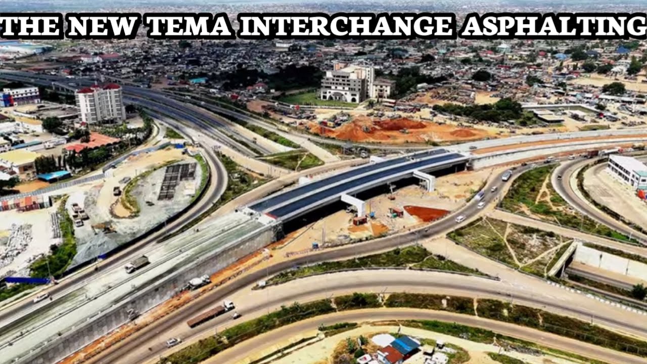 THE TEMA INTERCHANGE NEW FLYOVER ASPHALTING | GHANA&rsquo;S AMBITIOUS TEMA ROUNDABOUT TRANSFORMATION DONE