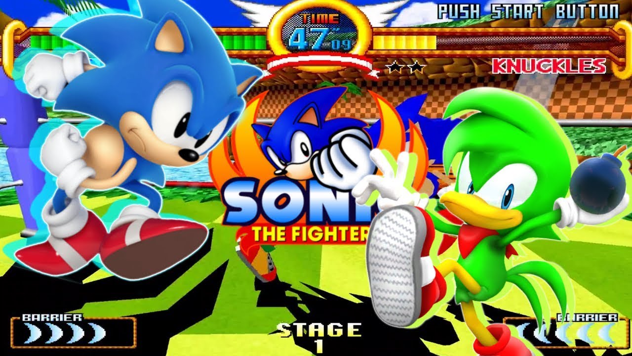 METAL SONIC IS BROKEN!! Sonic the Fighters - Arcade mode