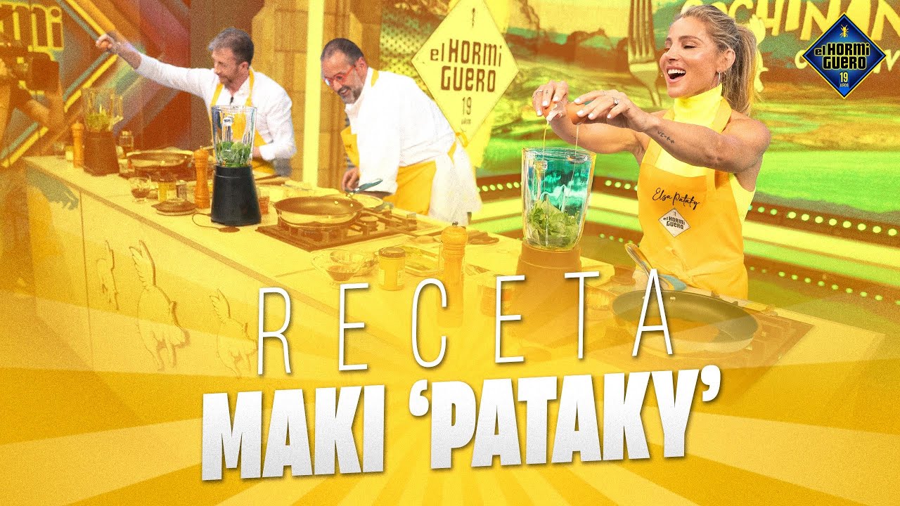 David de Jorge, Pablo Motos y Elsa Pataky preparan un delicioso maki ‘Pataky’ - E Hormiguero