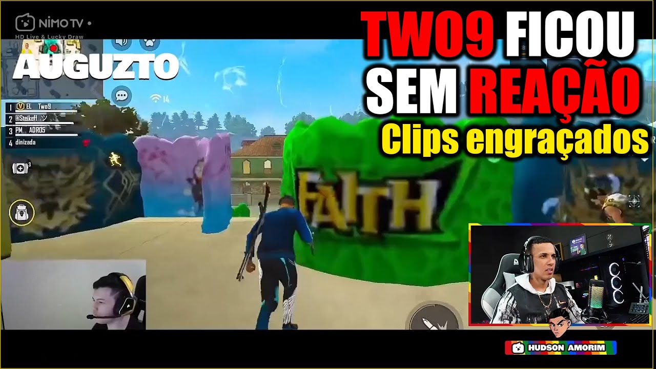 HUDSON AMORIM REAGINDO TWO9 NÃO ACREDITOU NO QUE ACONTECEU - Clips engraçados