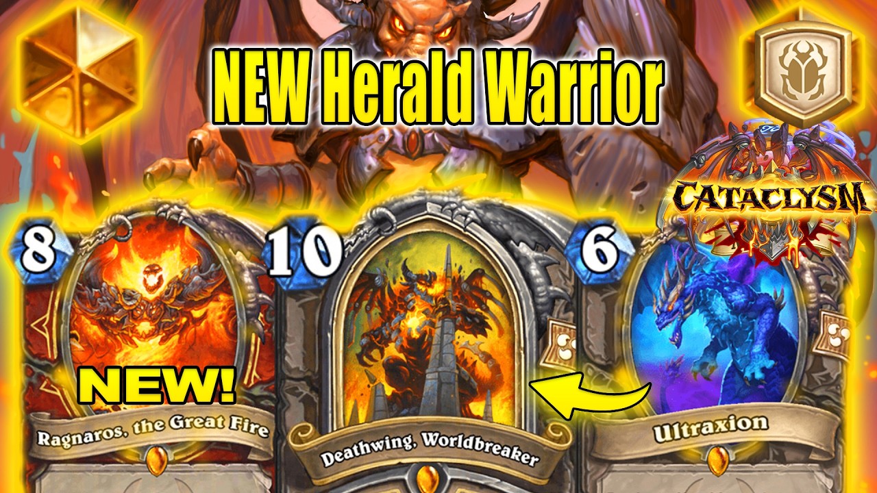 NEW Herald Warrior Deck Is More Than OP Dragons At Early Access CATACLYSM | Hearthstone