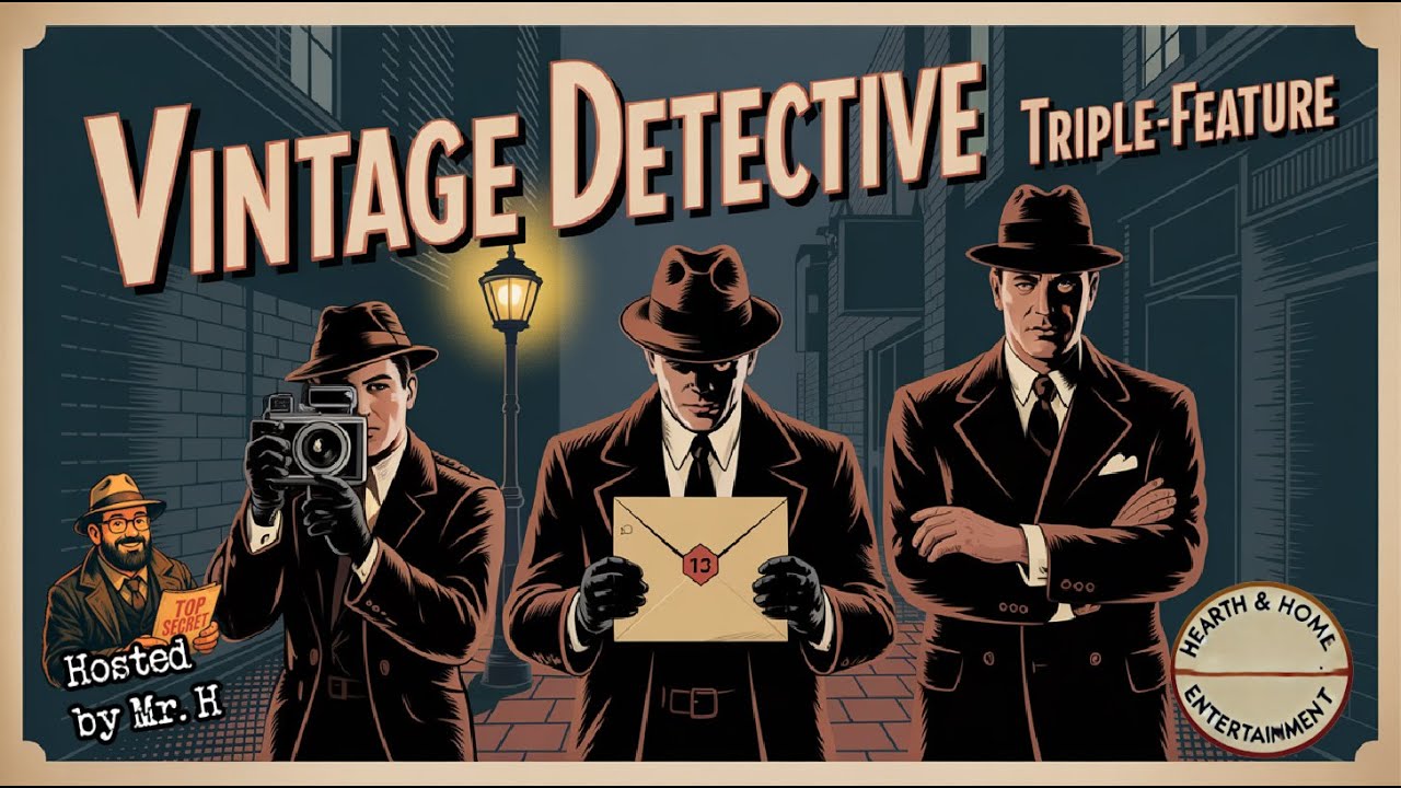 Vintage Detective Triple-Feature: Flash-Gun Casey, Box 13 & Nero Wolfe