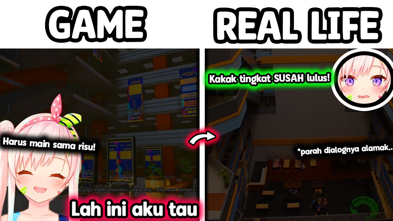 Gaada Yang Nyindir Tapi IOFI Kesindir, Kampus Digame Mirip Aslinya..【Hololive】