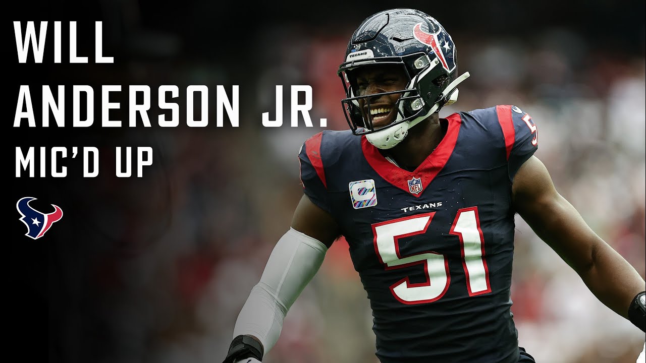 WATCH AGAIN: Will Anderson Jr.'s Mic'd Up vs. Saints