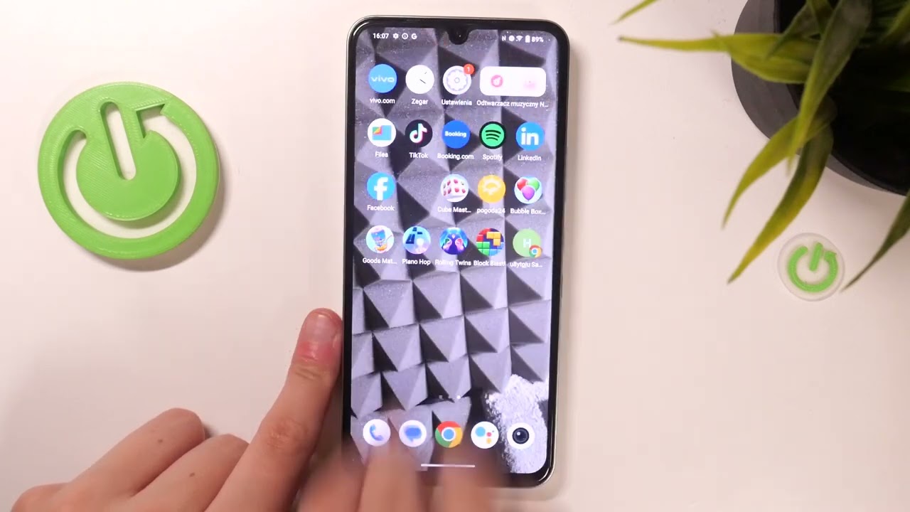 VIVO X80 LITE 5 G - Jak wykonać zrzut ekranu - Na dwa r&oacute;żne sposoby