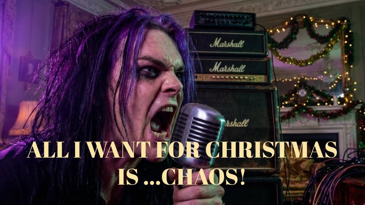 ALL I WANT FOR CHRISTMAS IS ..CHAOS!  (Official Video) - #metal #newmusic #mariahcarey