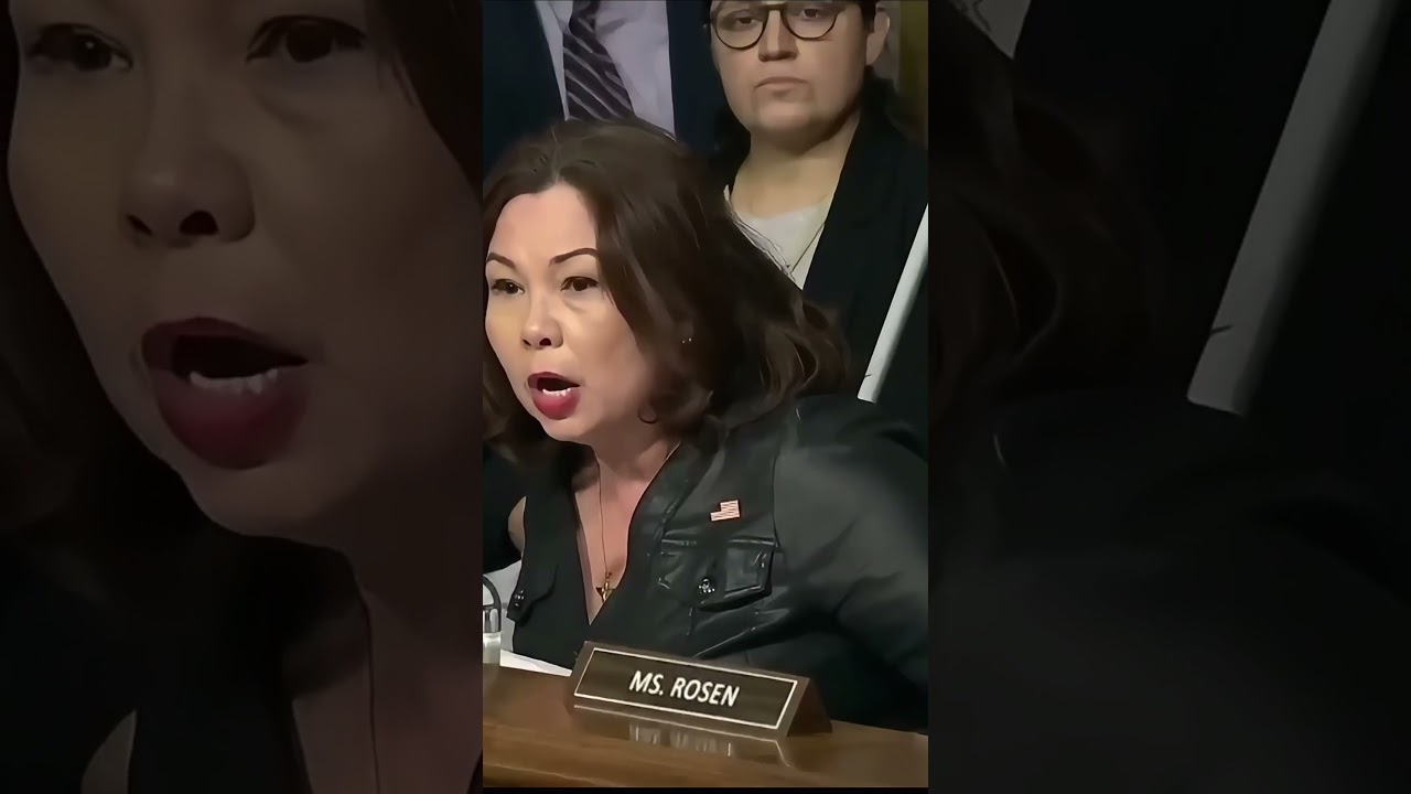 DUCKWORTH VS HEGSETH EXPLOSIVE CLASH #nationinfocus #senatehearing #politicalscandal#viralshort