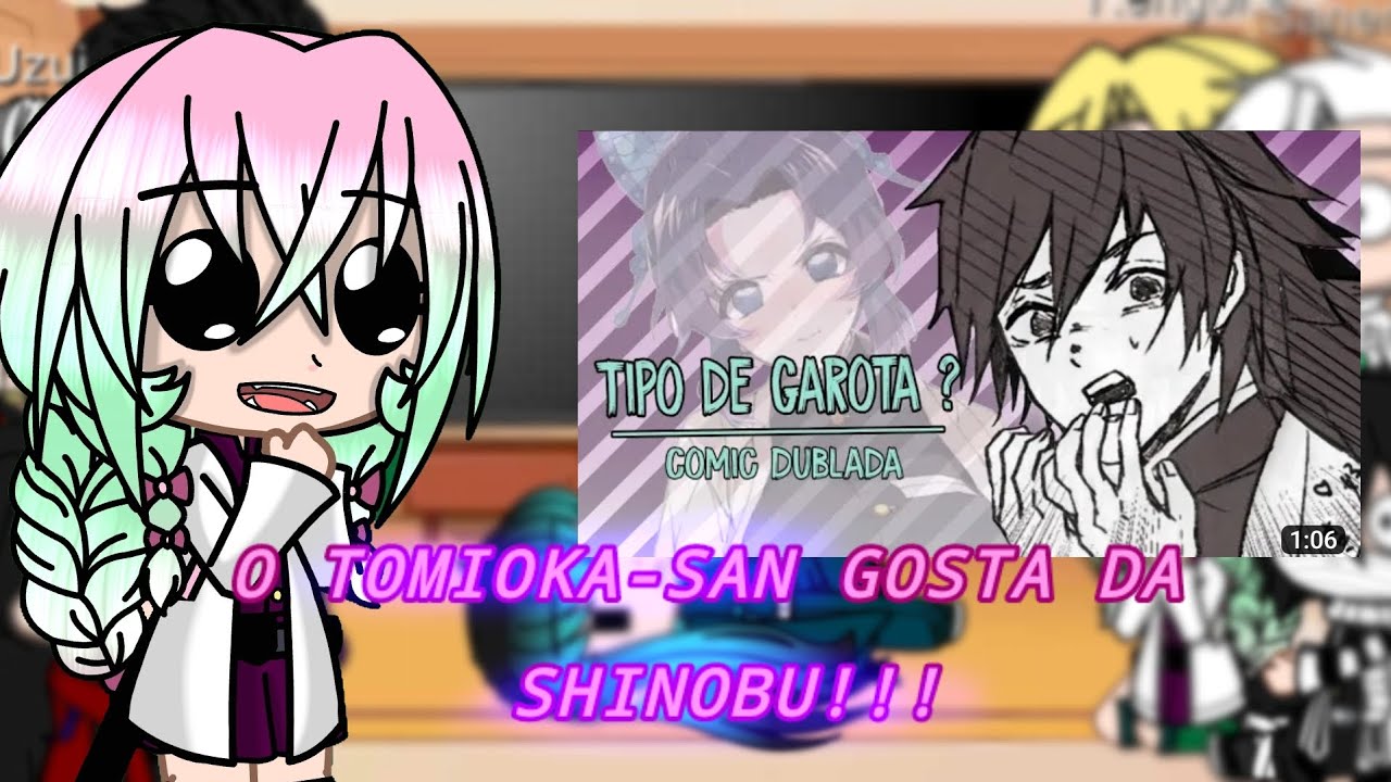 Os hashiras reagindo a comics (pedido de um(a) incrito(a)