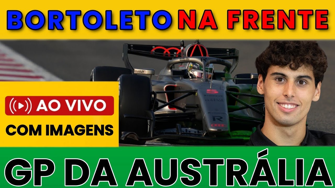 FORMULA 1 AO VIVO GP DA AUSTRALIA TL3 BORTOLETO EM P2 TREINO LIVRE F1 HOJE - F1 MANAGER 24 #f1hoje