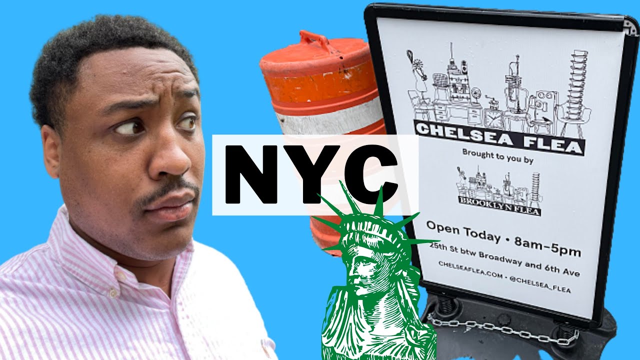 HUGE FLEA MARKET in NYC! Chelsea Flea Market: Vintage and MCM lovers dream!