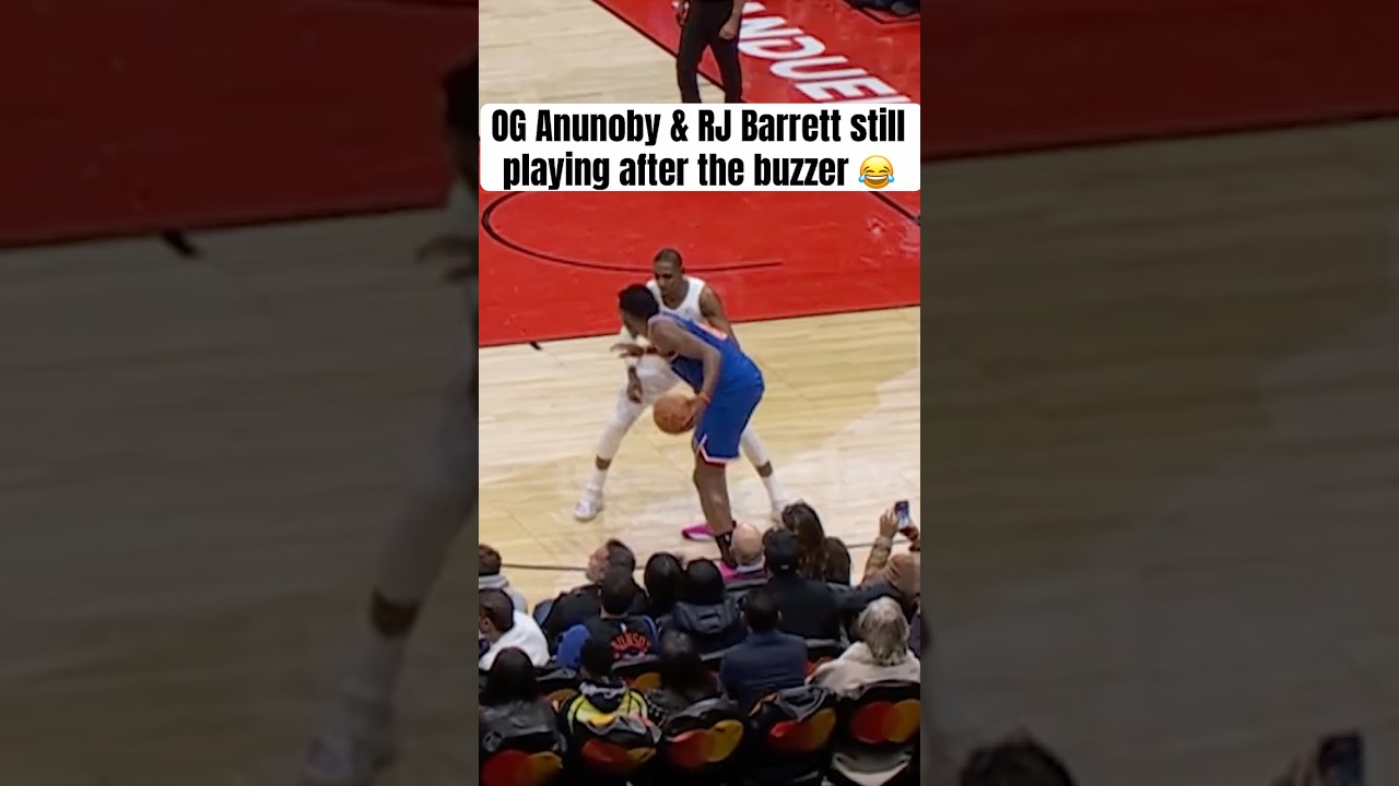 OG & RJ 1v1 after the buzzer 😂