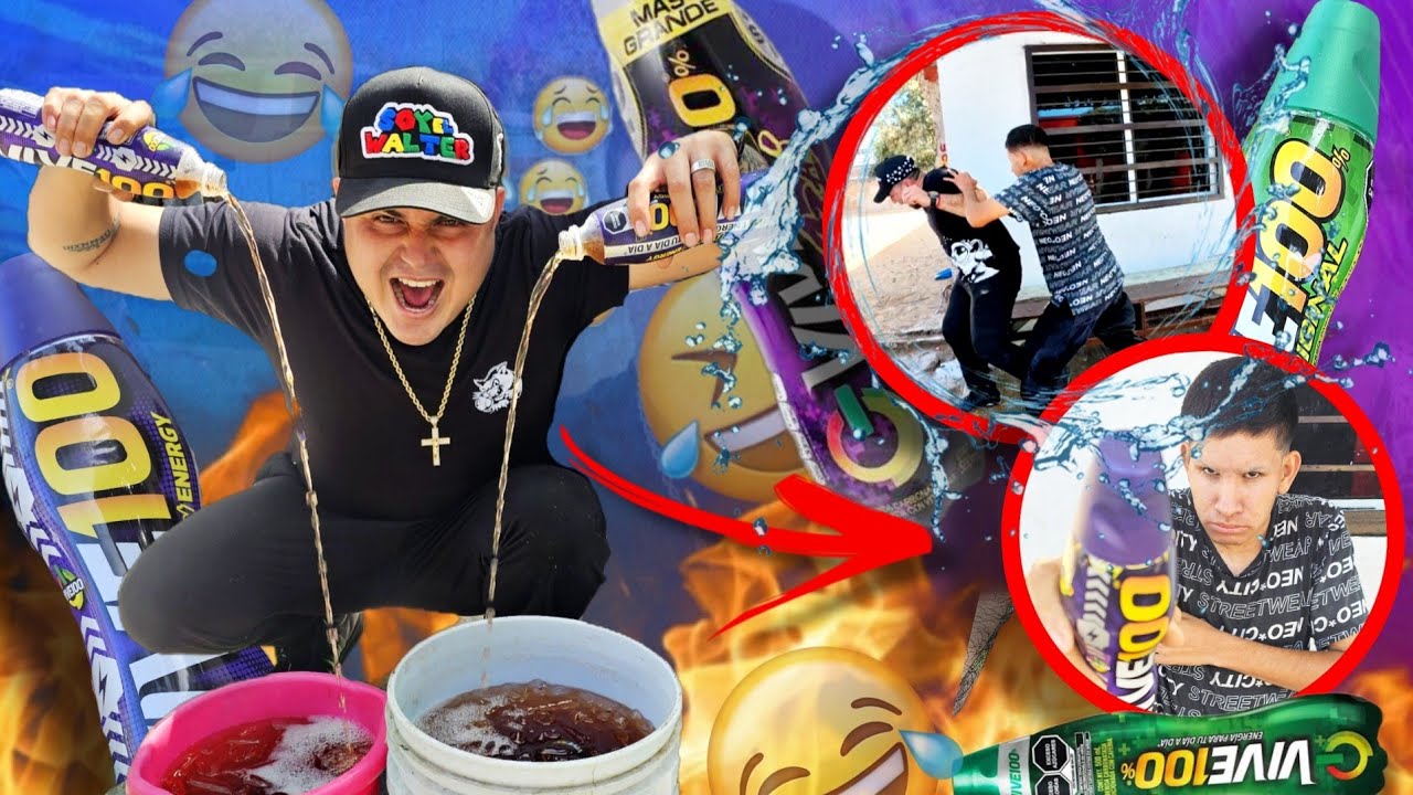 BAÑAMOS AL TITA CON VIVE 100 🤣 | Creo que ahora prefiere el agua 😂
