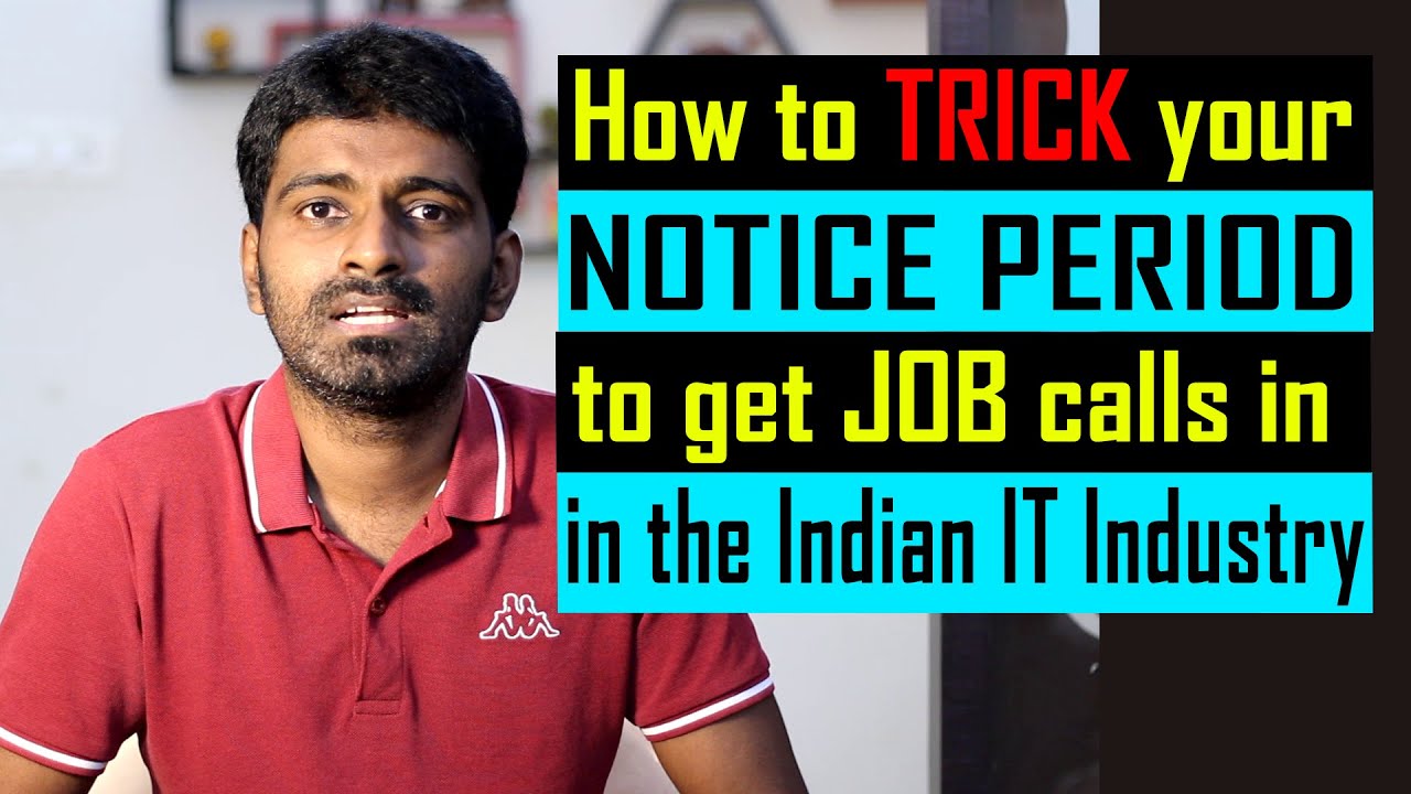 Trick your notice period to get job calls in India | Job searching | Telugu | Software lyf | 2021