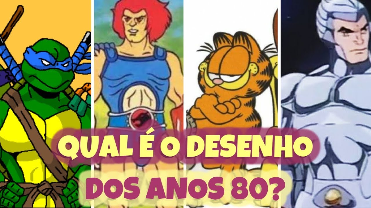 Adivinhe o Desenho dos Anos 80 pela Música de Abertura - Quiz Nostálgico