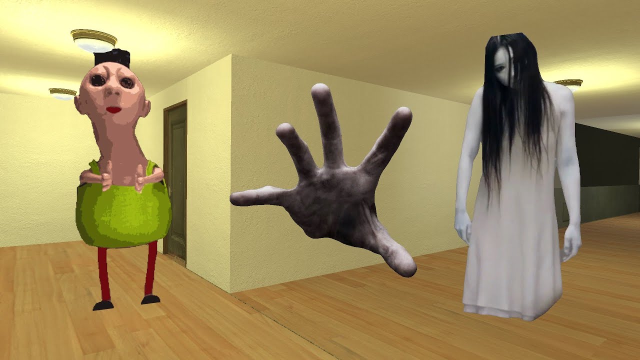 Scary Hand, Siren Head And  Hamood habibi Nextbot in Gmod