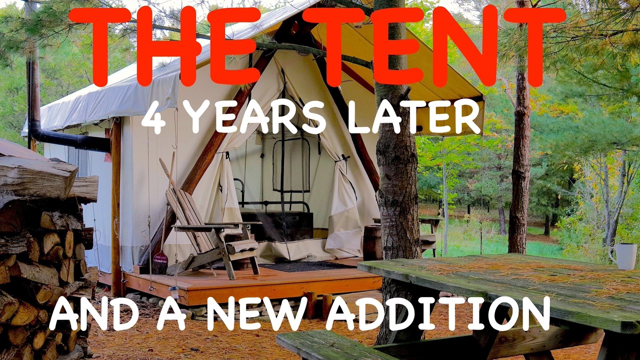 THE CANVAS WALL TENT  A FOUR YEAR REVIEW and THE EASIEST TOPPER LIFT FOR YOUR GARAGE