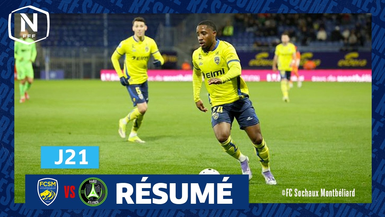 J21 | FC Sochaux-Montbéliard - Paris 13 Atletico (1-1) | National FFF 2025-2026