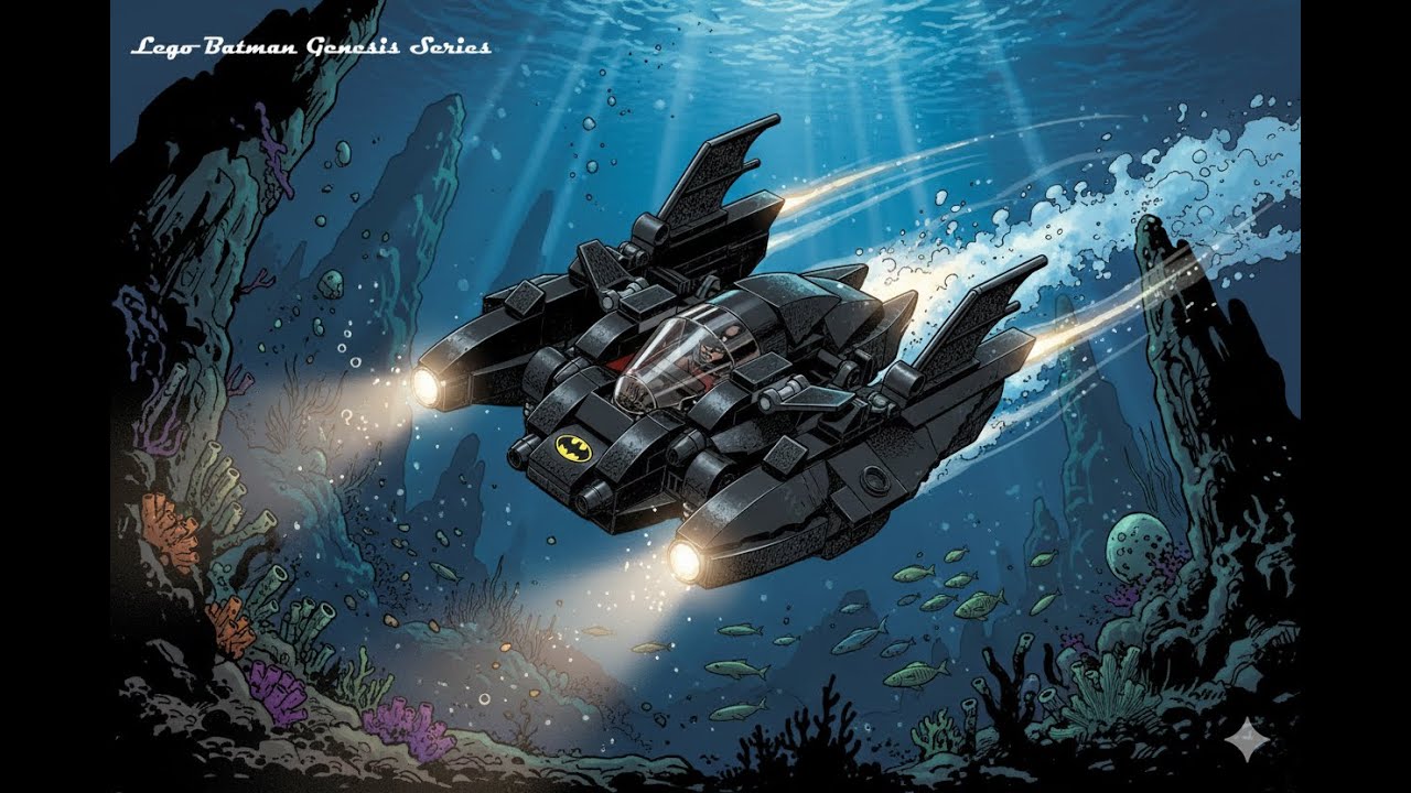 Lego Batmobile MOC (Genesis Animated)