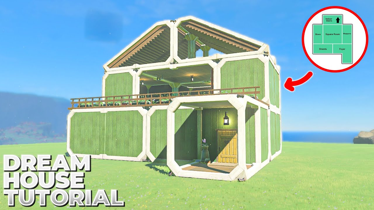 Totk Dream House Build Tutorial | The Legend of Zelda: Tears of the Kingdom