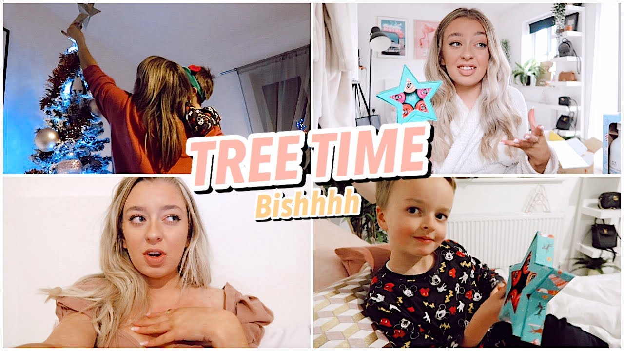 Putting Up The Christmas Tree, Early Presents a Hair Update!
