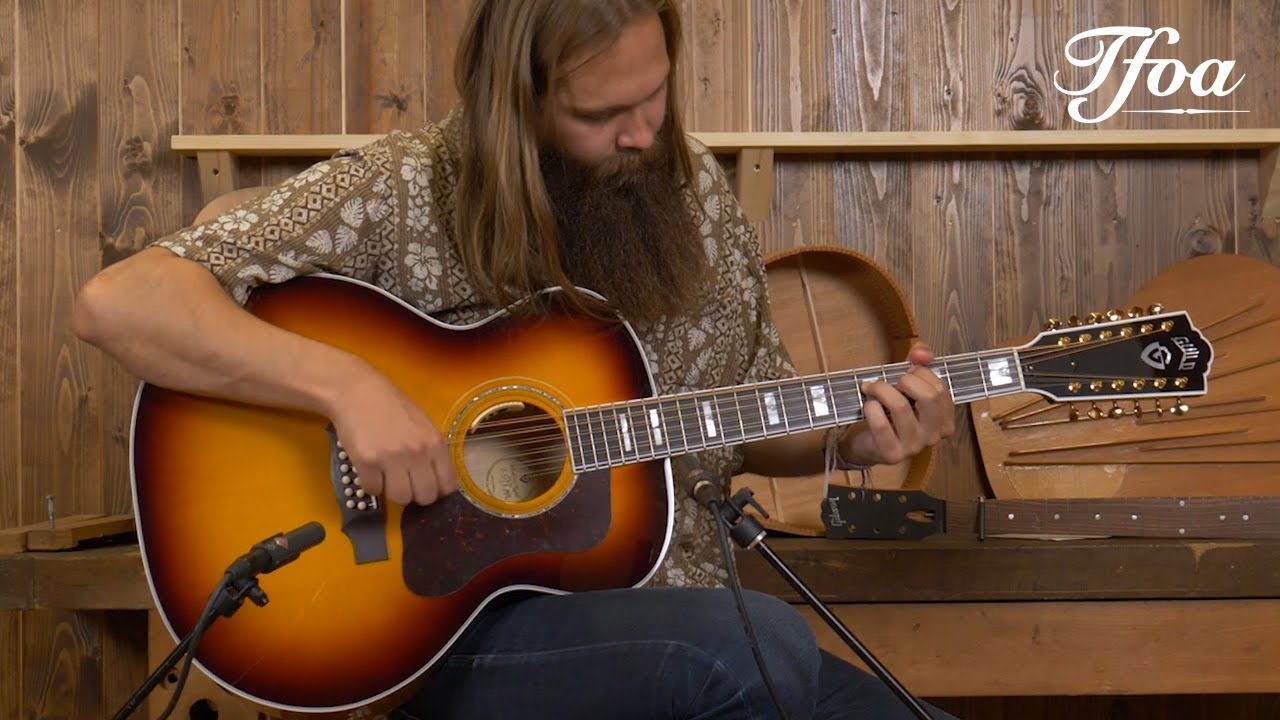 Guild F512E Maple Antique Burst played by Leif de Leeuw | Demo @ The Fellowship of Acoustics