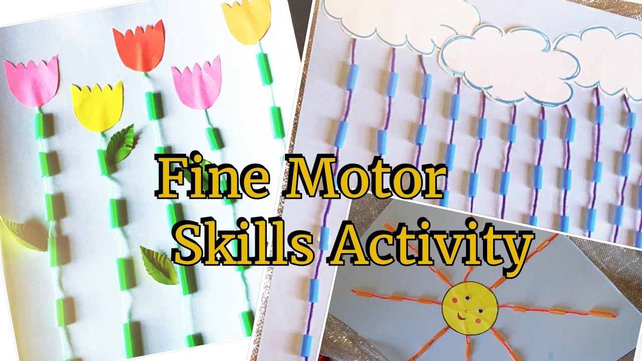 Preschool Activity For Fine Motor Skills Development  For Kids