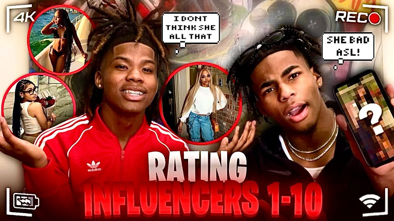 RATING THE BADDEST INFLUENCERS 1-10😍🤤 ( ft @Fivedoitbetter) #tiktok #influencer #explore