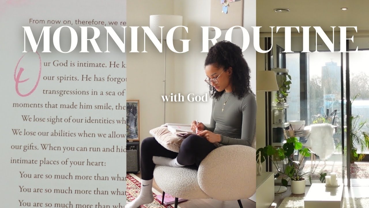 *realistic* morning routine with God 🤍🙏🏽