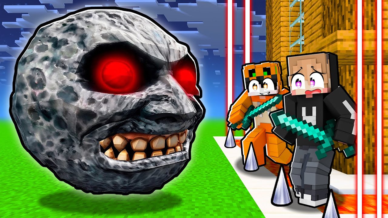 BULAN JAHAT VS PERTAHANAN RUMAH PALING AMAN DI MINECRAFT!!